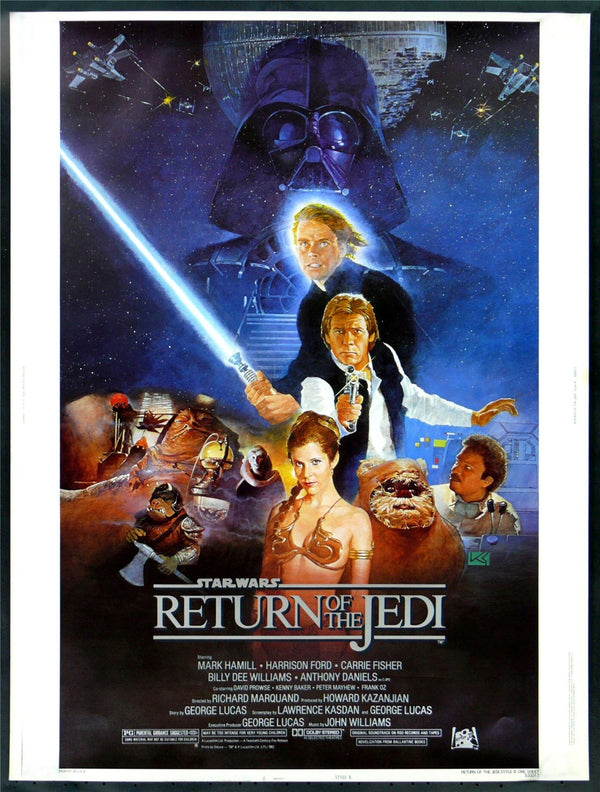 Original Return of the Jedi movie poster