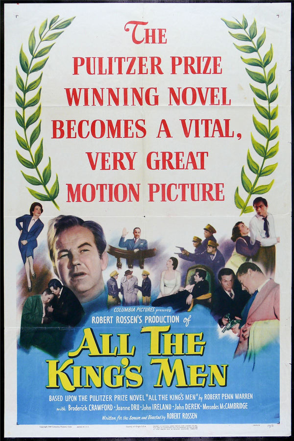 Original All the King's Men movie poster