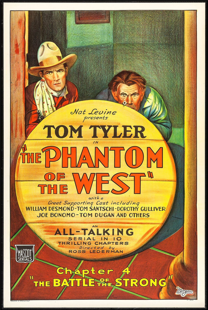 Original The Phantom of the West movie poster