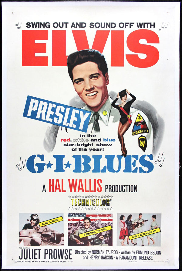 Original G.I. Blues movie poster
