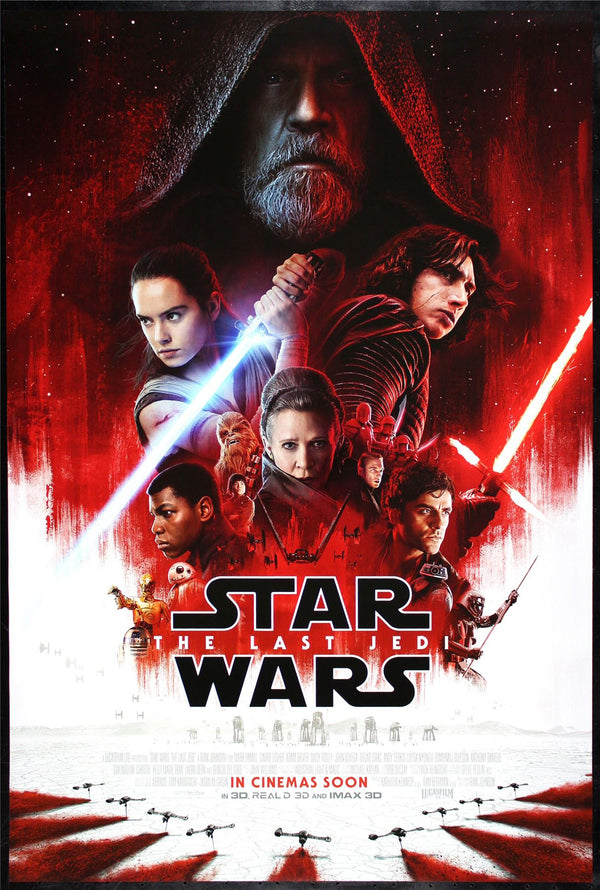 Original The Last Jedi movie poster