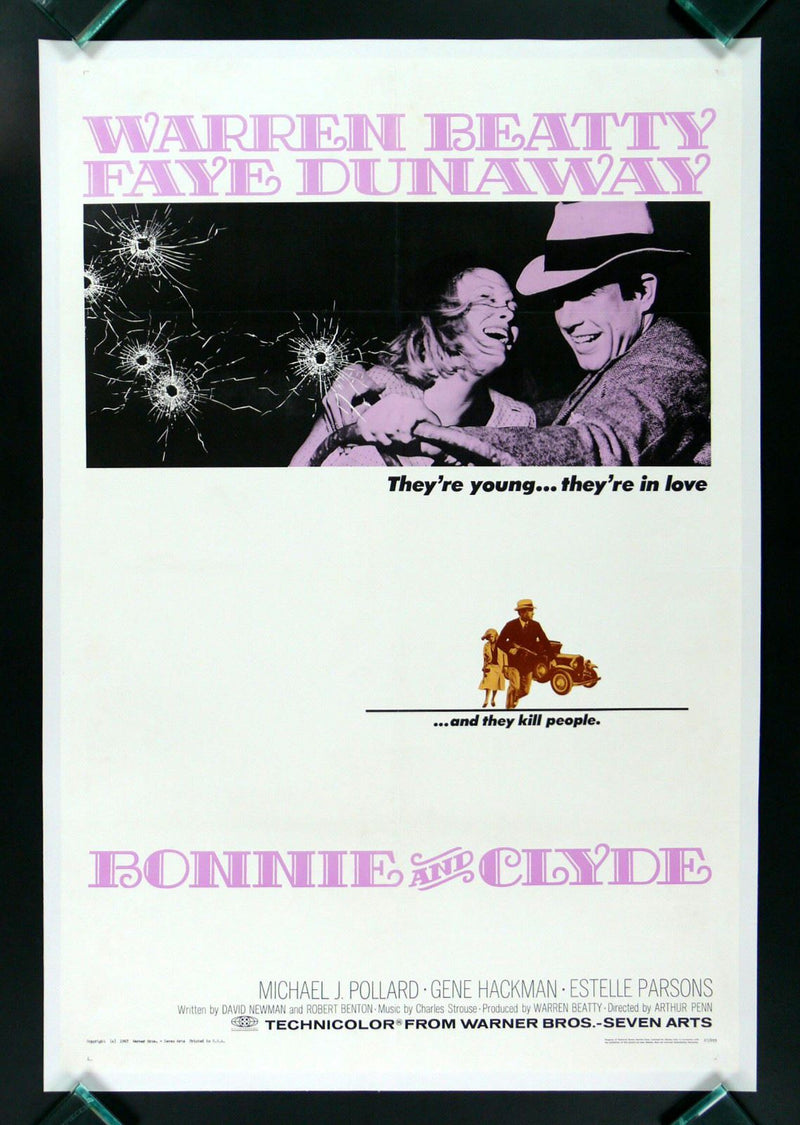Original Bonnie and Clyde movie poster