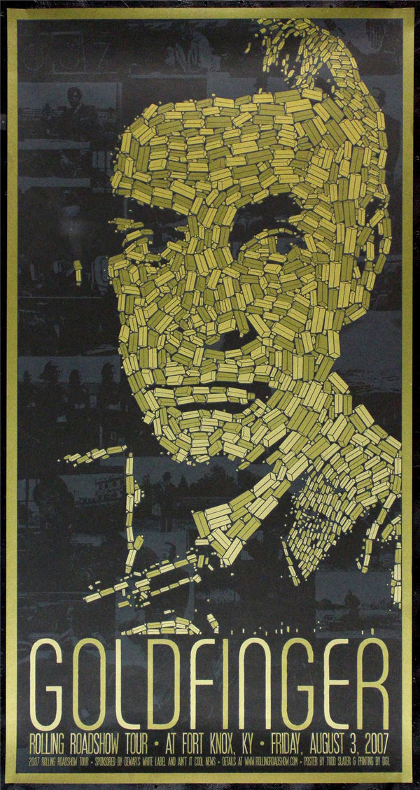 Original Goldfinger movie poster