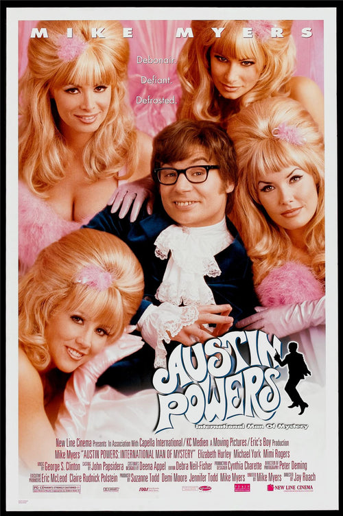 Original Austin Powers movie poster