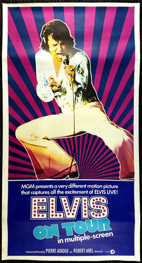 Original Elvis on Tour movie poster