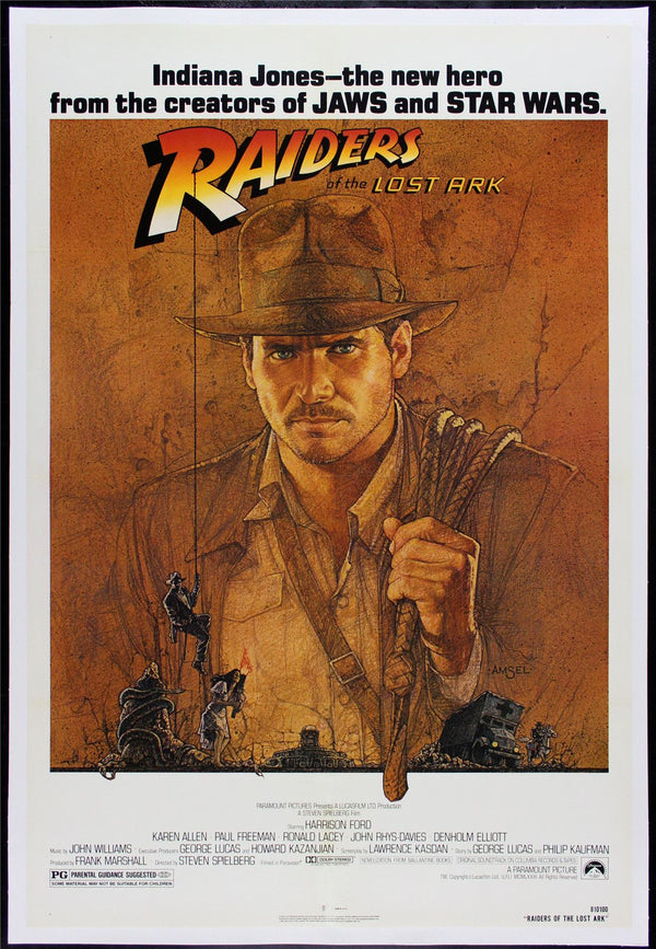 Original Raiders of the Lost Ark movie poster