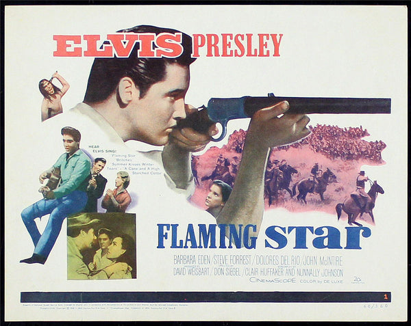 Original Flaming Star movie poster