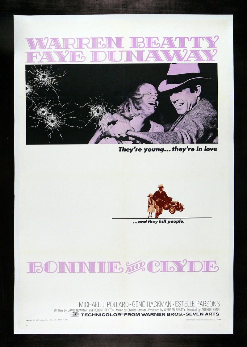 Original Bonnie and Clyde movie poster