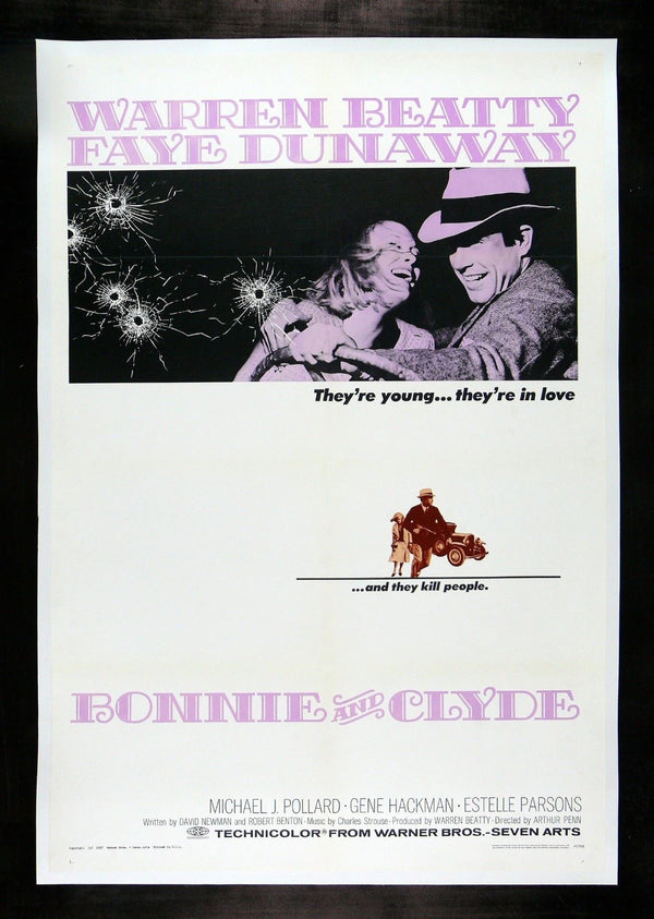 Original Bonnie and Clyde movie poster