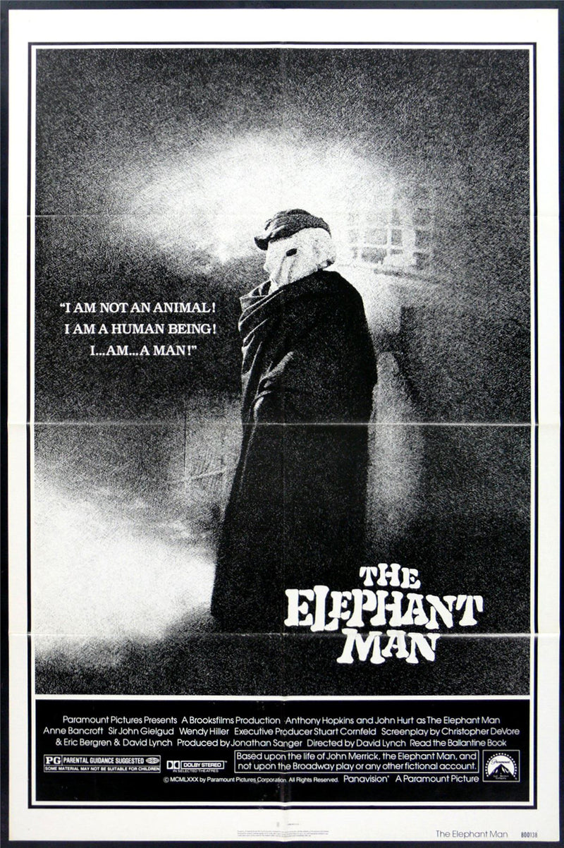 Original The Elephant Man movie poster
