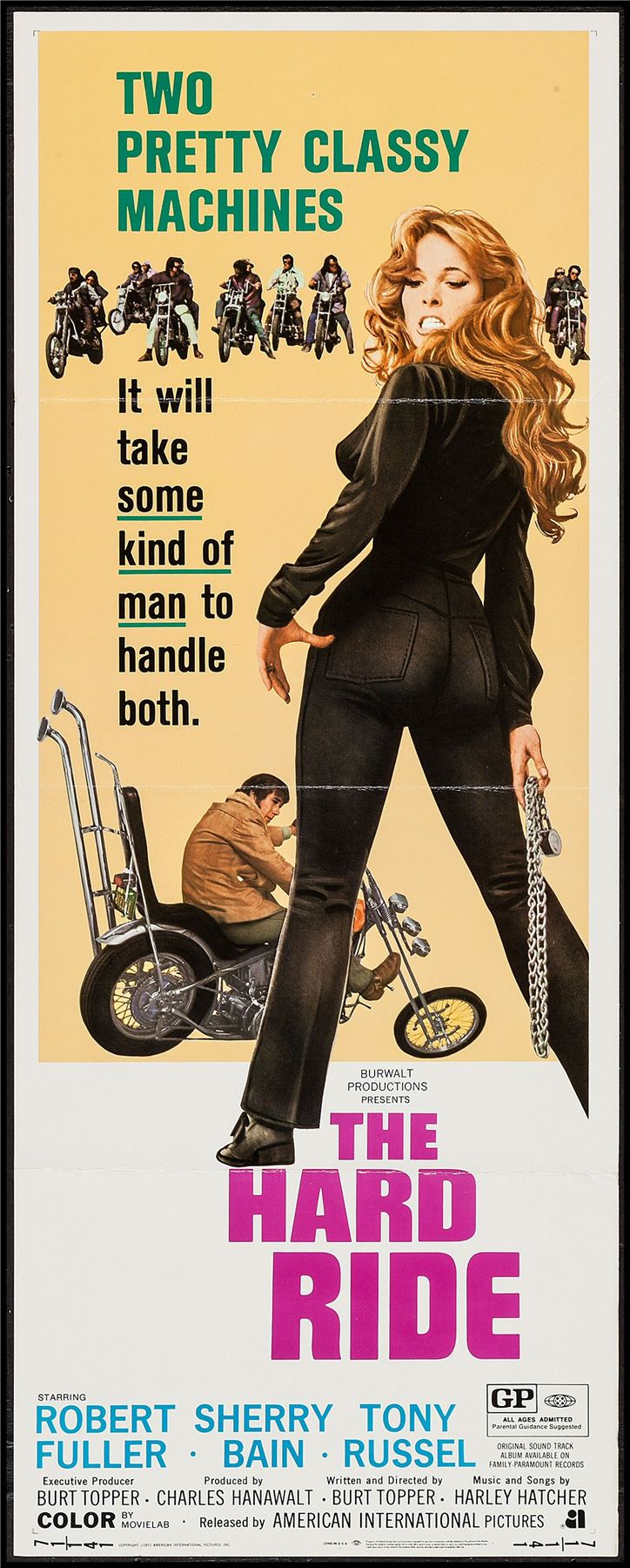 Original The Hard Ride movie poster