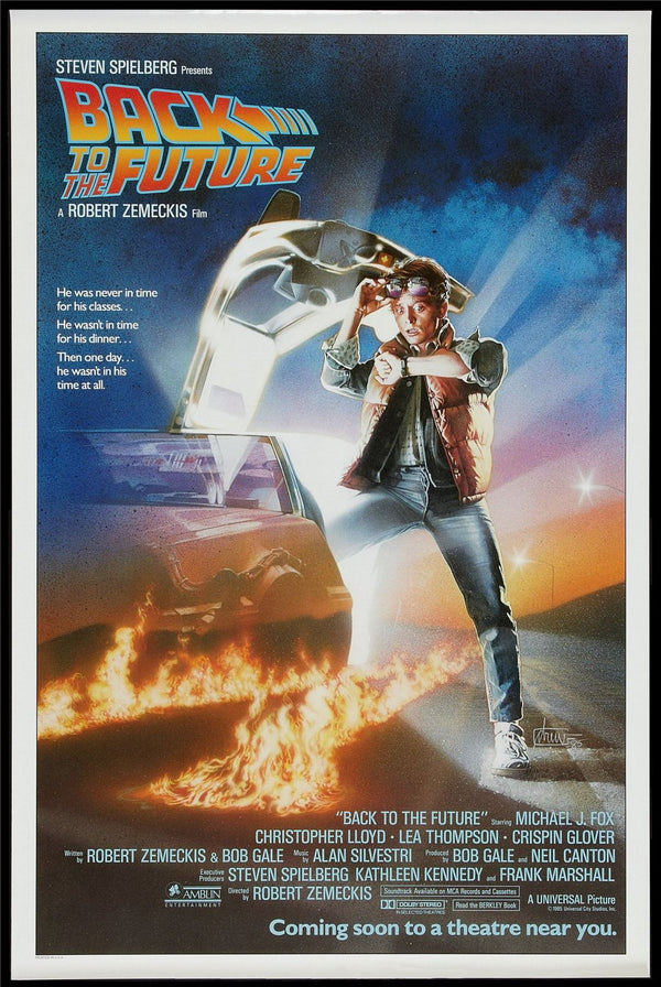 Original Back to the Future movie poster