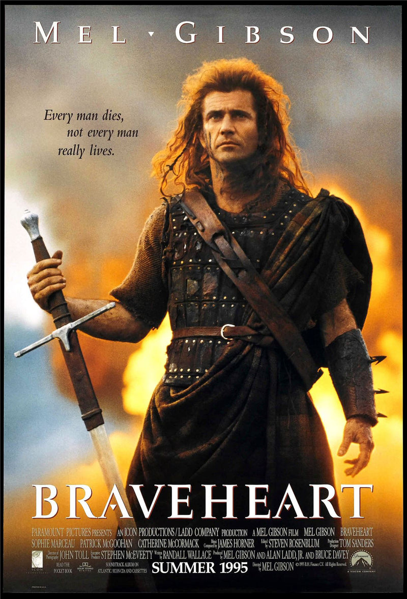 Original Braveheart movie poster