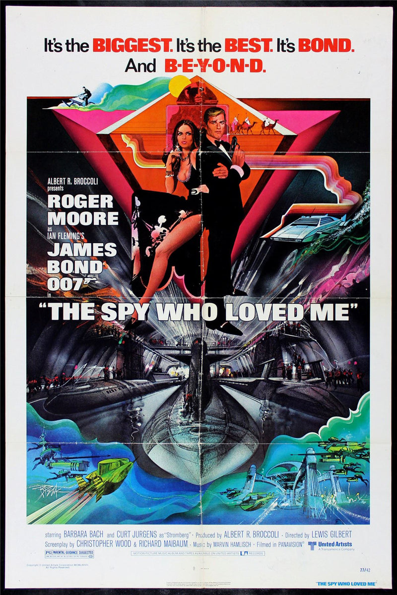Original The Spy Who Loved Me movie poster