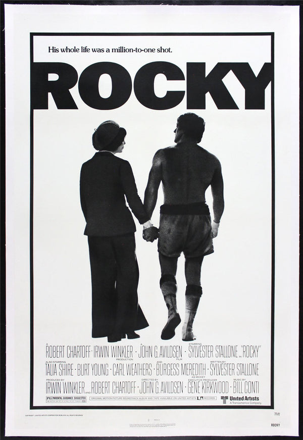 Original Rocky movie poster