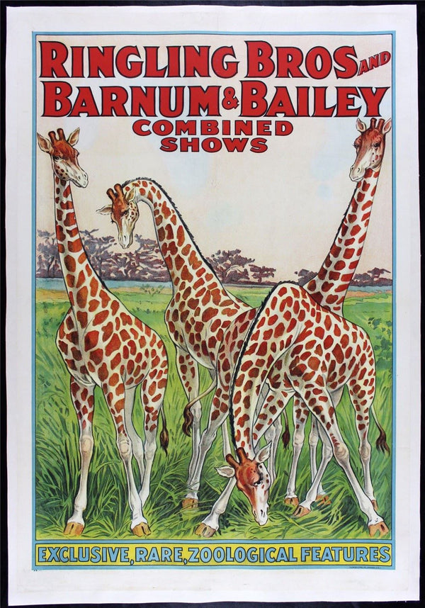 Original RINGLING BROS BARNUM BAILEY movie poster