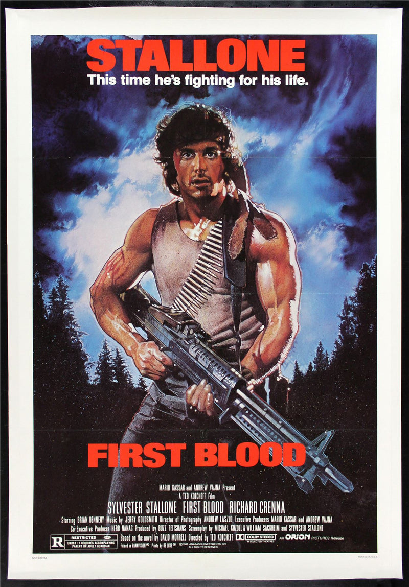 Original First Blood movie poster