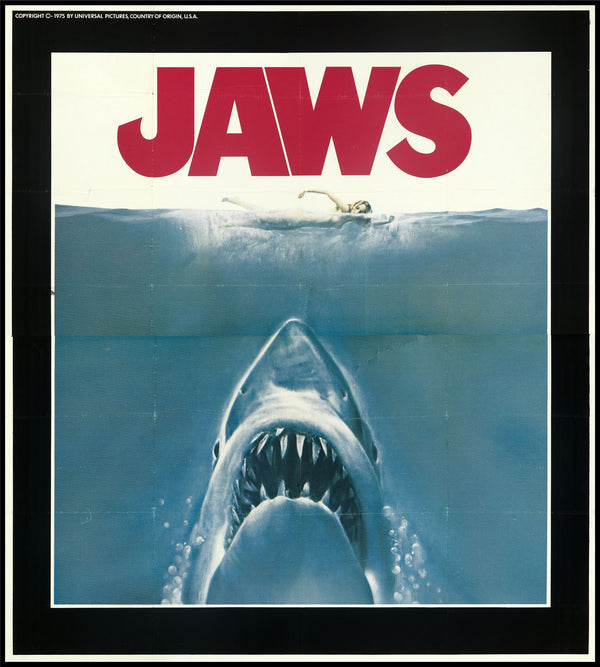 Original Jaws movie poster