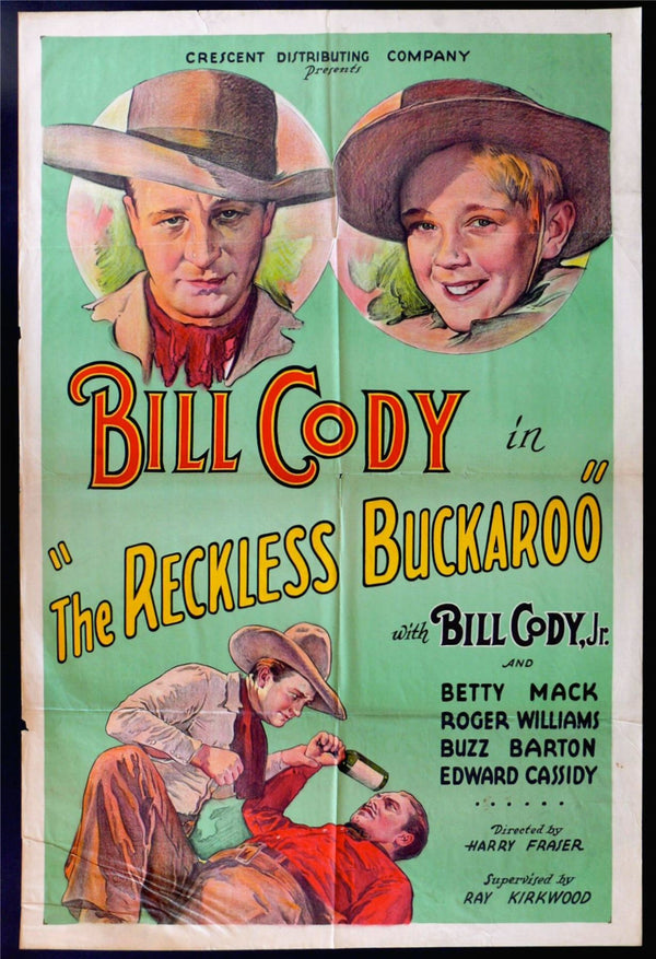 Original The Reckless Buckaroo movie poster