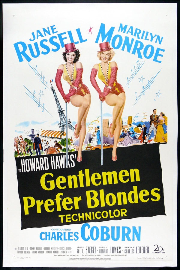 Original Gentlemen Prefer Blondes movie poster