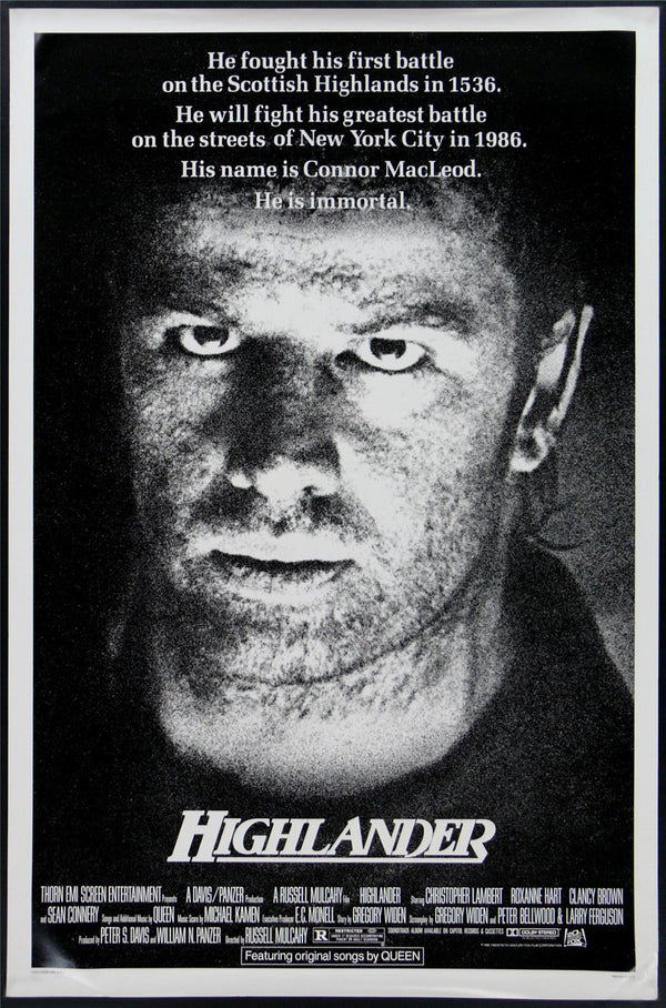 Original Highlander movie poster