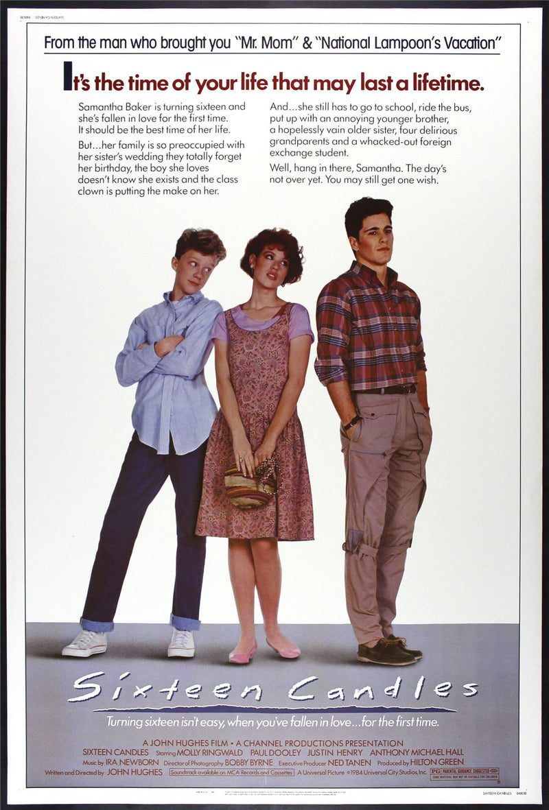 Original Sixteen Candles movie poster