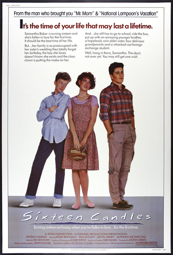 Original Sixteen Candles movie poster
