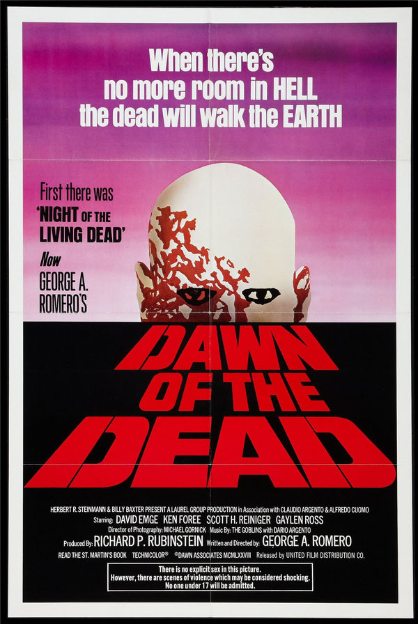 Original Dawn of the Dead movie poster