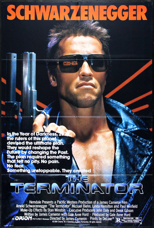 Original The Terminator movie poster