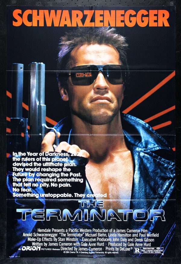 Original The Terminator movie poster
