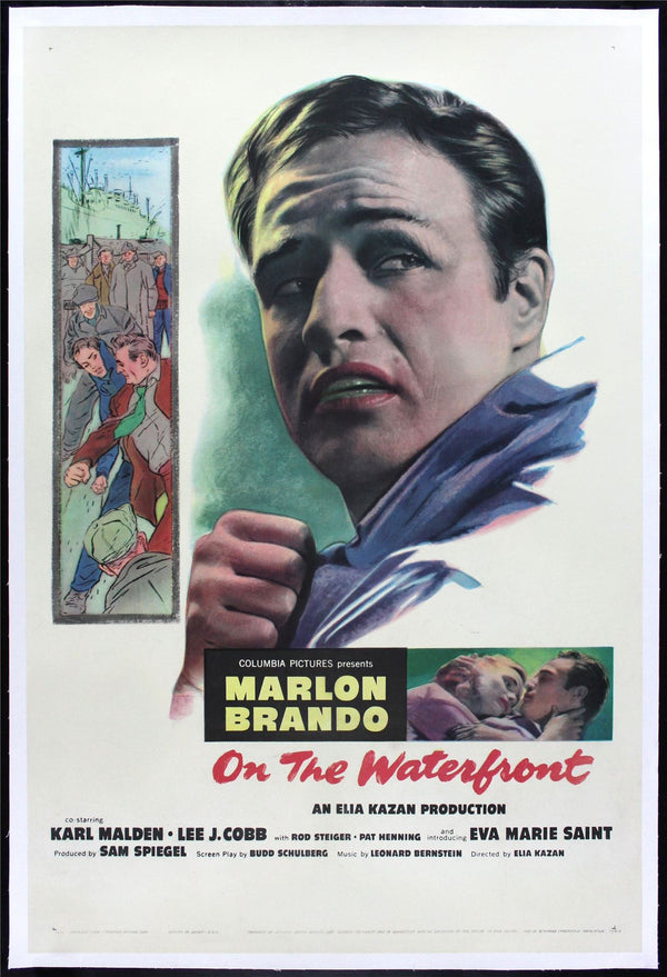Original On the Waterfront movie poster