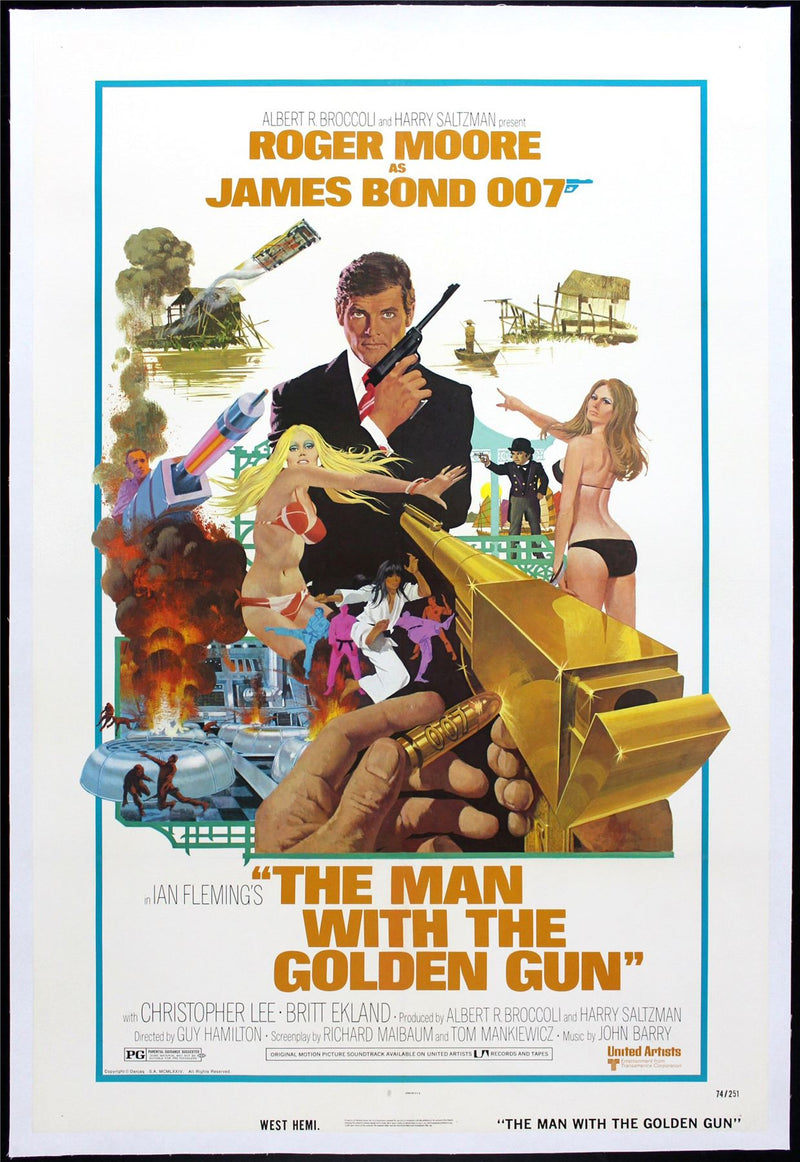 Original The Man with the Golden Gun movie poster