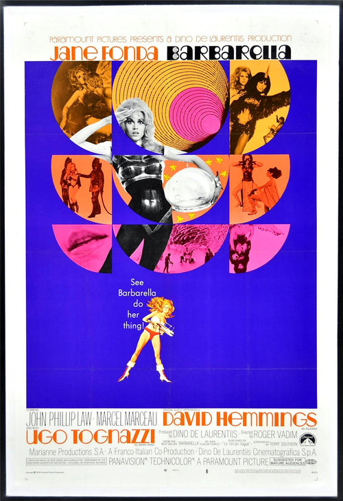 Original Barbarella movie poster