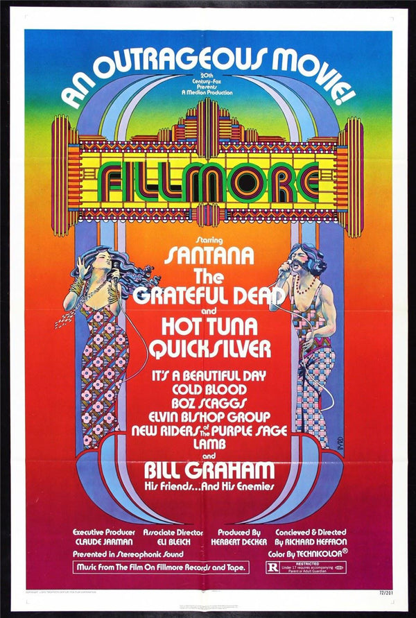 Original FILLMORE movie poster