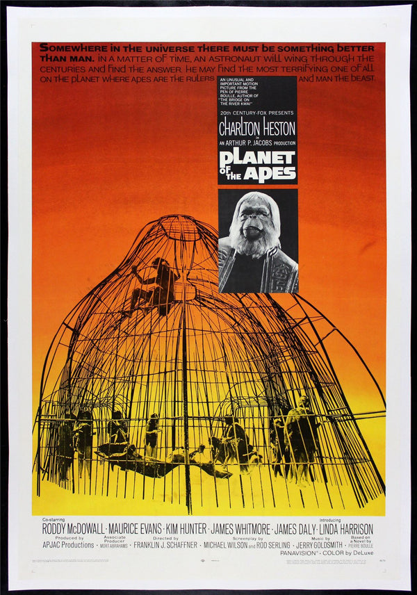 Original Planet of the Apes movie poster