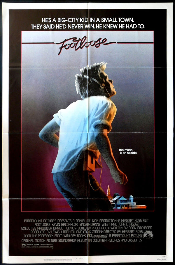 Original Footloose movie poster