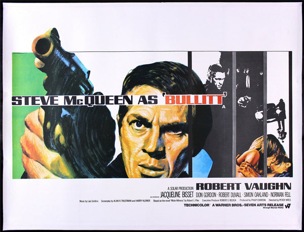 Original Bullitt movie poster
