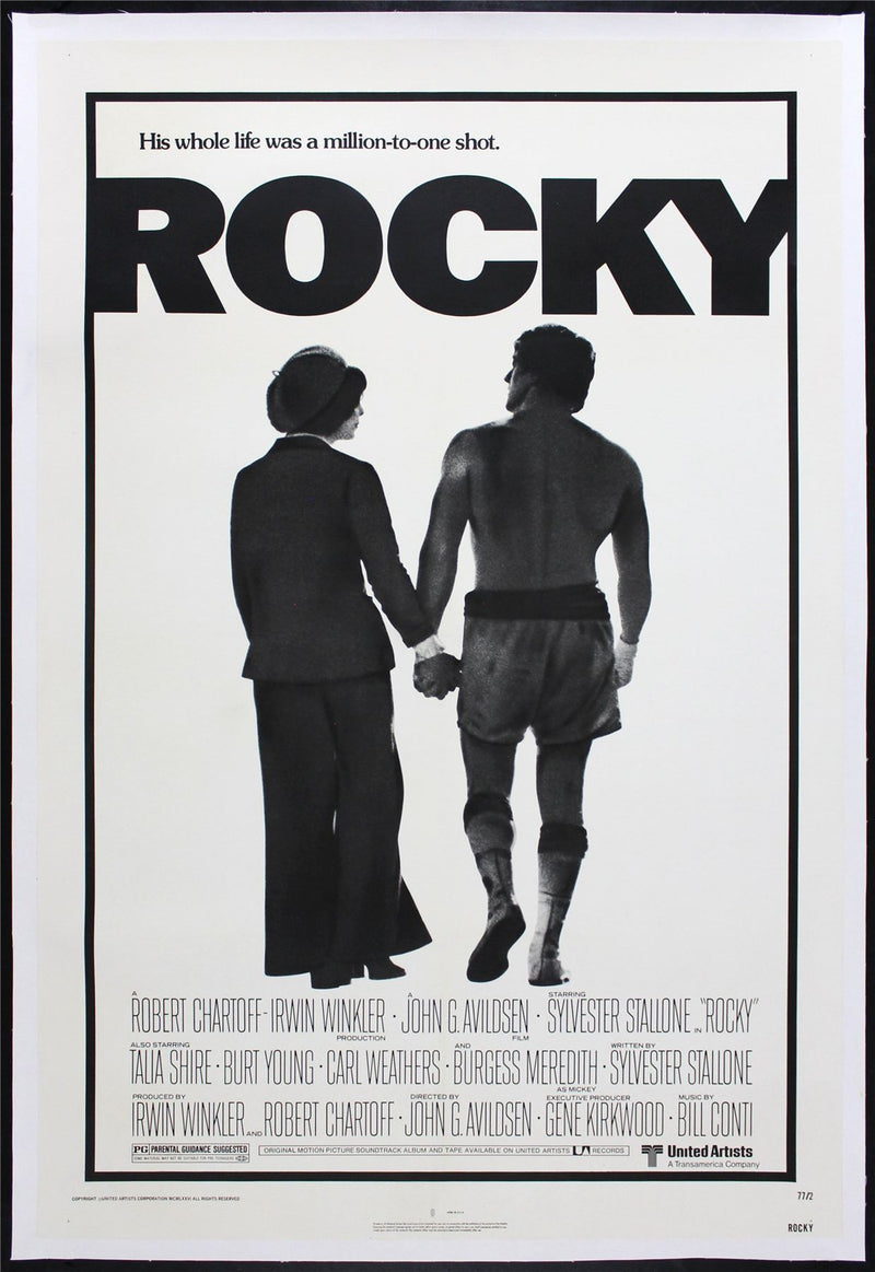 Original Rocky movie poster