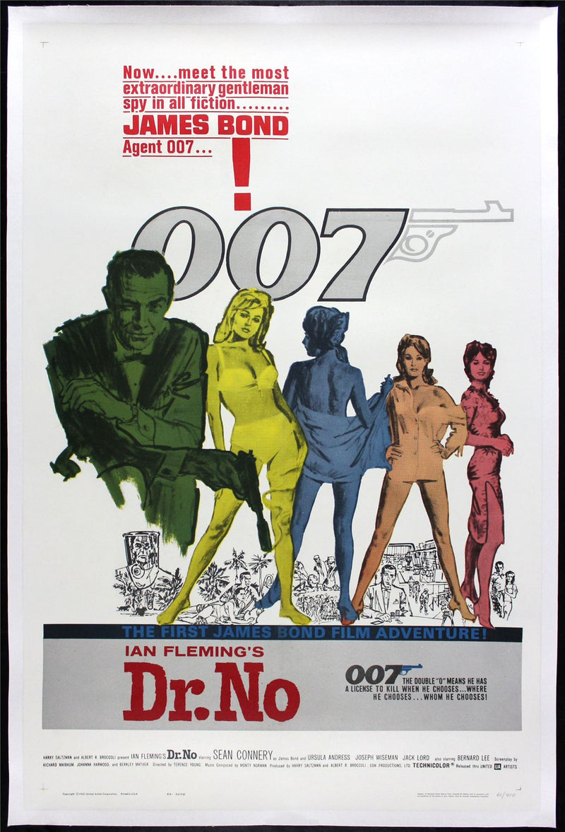 Original Dr. No movie poster