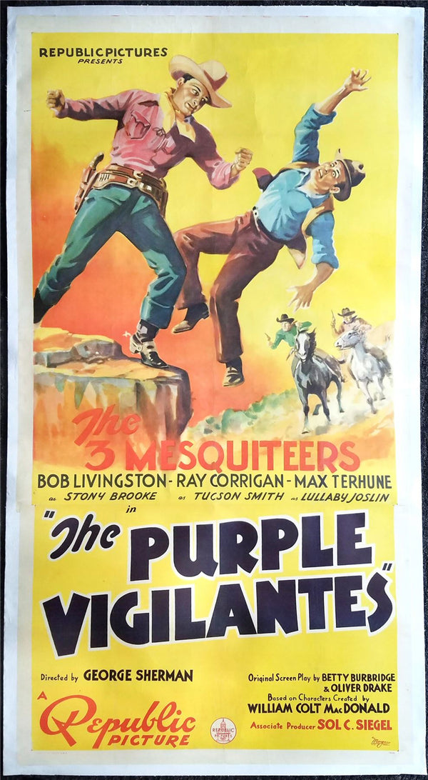 Original The Purple Vigilantes movie poster