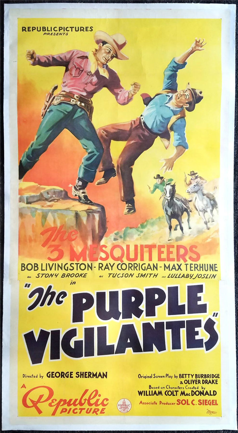 Original The Purple Vigilantes movie poster