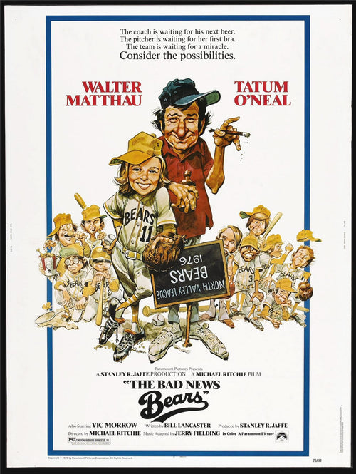 Original The Bad News Bears movie poster