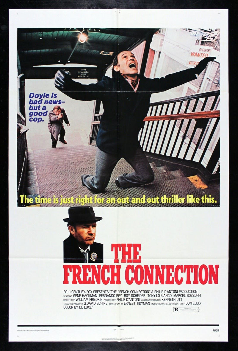 Original The French Connection movie poster