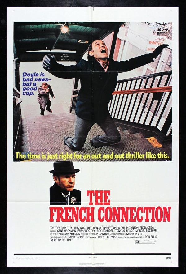 Original The French Connection movie poster