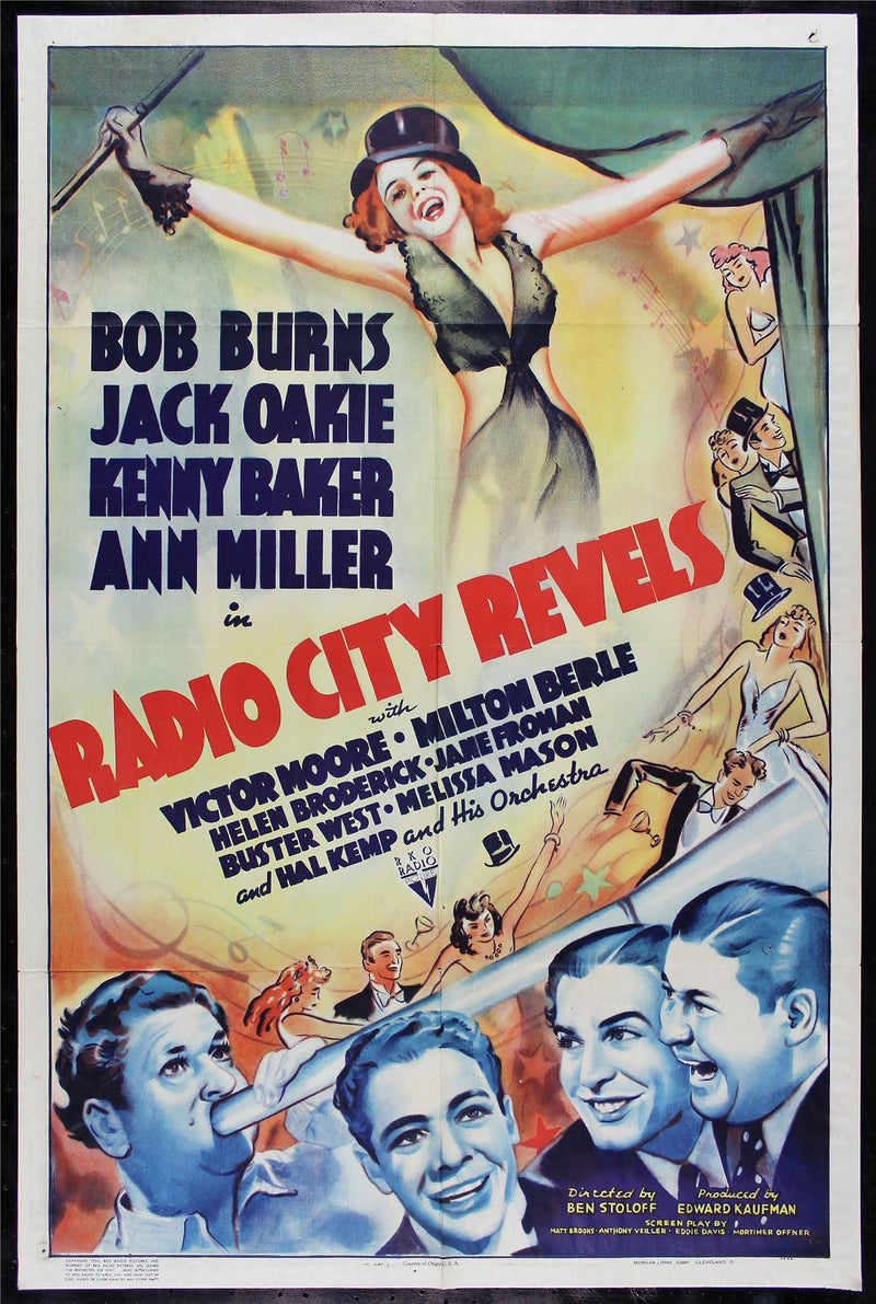 Original Radio City Revels movie poster