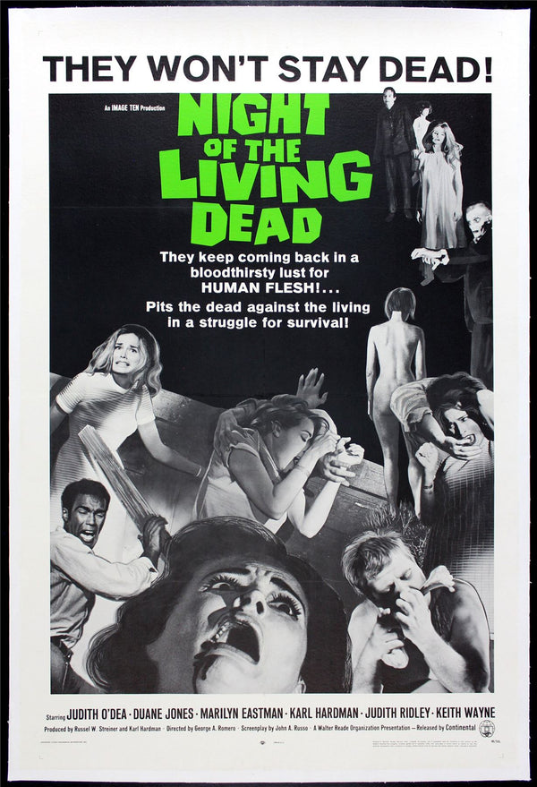 Original Night of the Living Dead movie poster