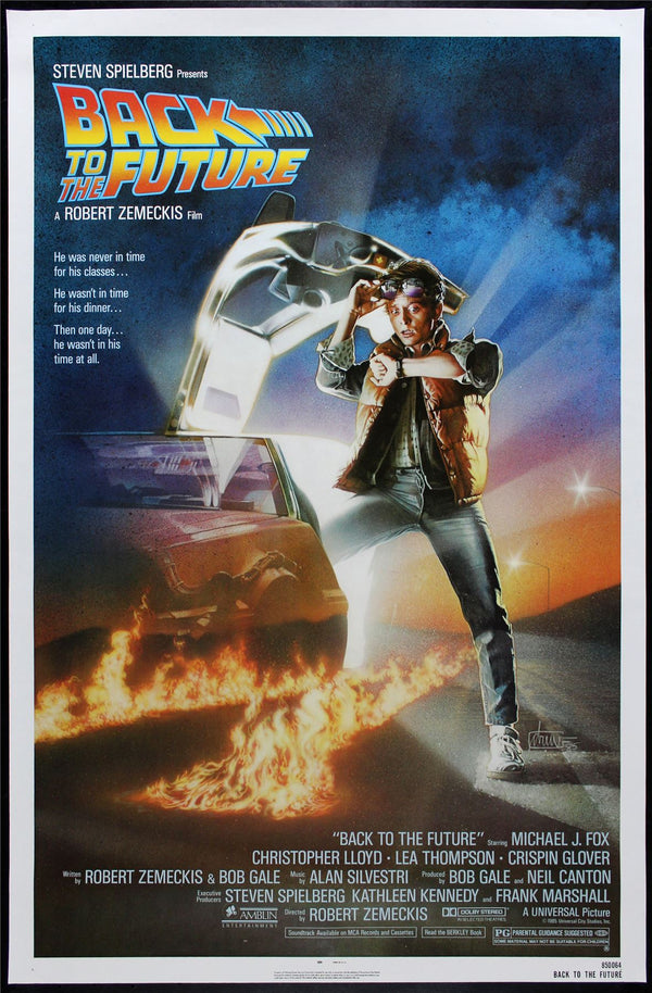 Original Back to the Future movie poster