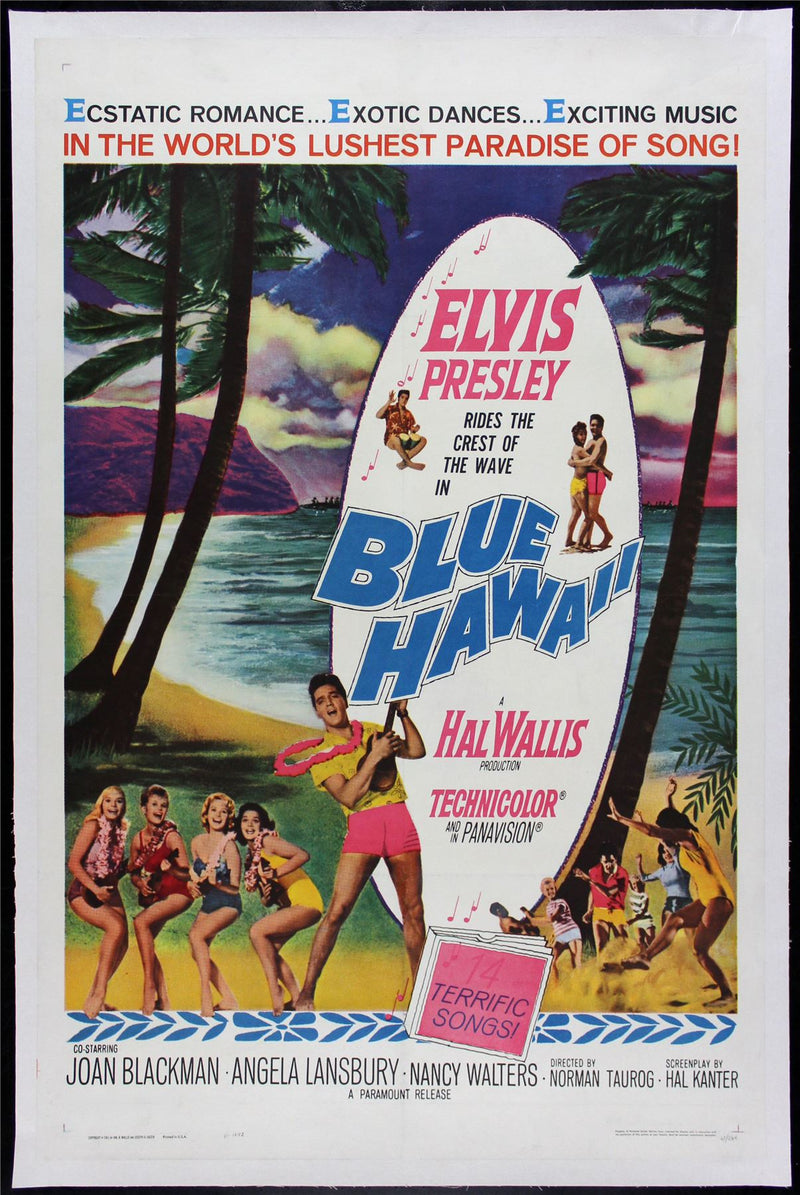 Original Blue Hawaii movie poster