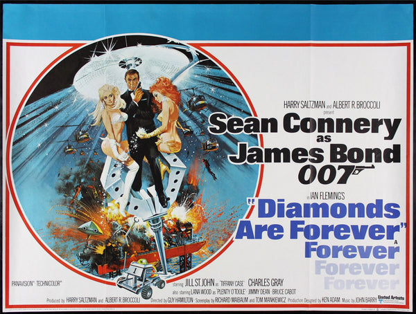 Original Diamonds Are Forever movie poster
