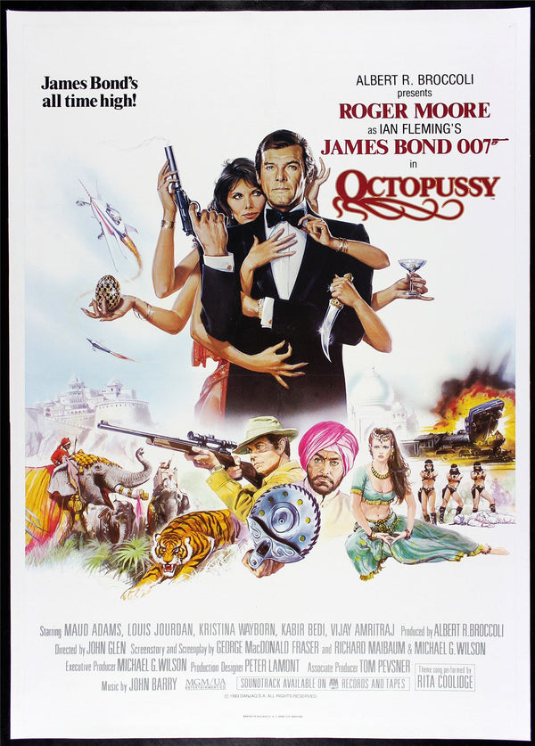 Original Octopussy movie poster